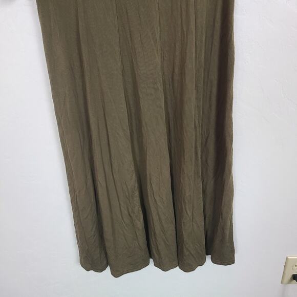 Hotouch Dress Women S Green Lagenlook T Shirt Loose Flowy Midi  Stretch Modest - Picture 11 of 15